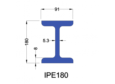 IPE180 constructiebalk