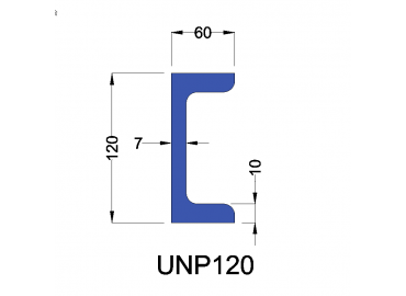 UNP120 constructiebalk