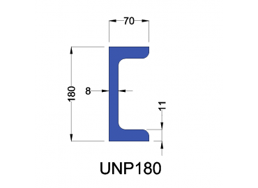 UNP180 constructiebalk