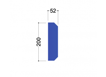 IPE 220 tussenschot 200x52x10mm