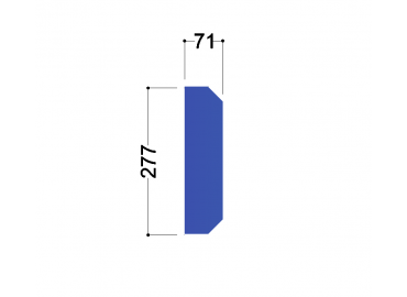 IPE 300 tussenschot 277x71x10mm
